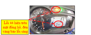 Lỗi 96 chớp đèn vàng bên trên Exciter xử lý bằng phương pháp nào là  2banhvn