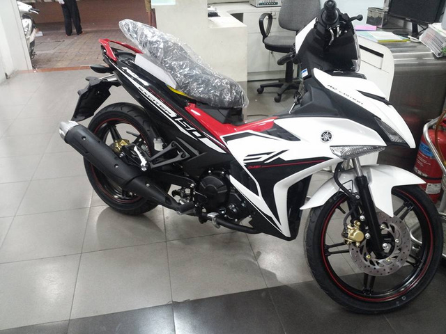 Yamaha Exciter 150 màu trắng đỏ  Chugiongcom