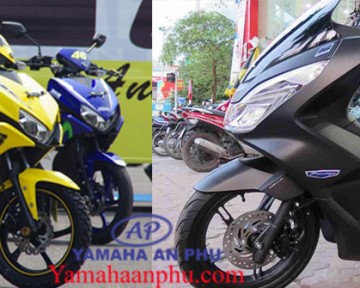 So sánh Yamaha NVX 150 và  Honda PCX 125, 2 dòng xe nằm trong phân khúc xe ga cao cấp của Yamaha và Honda.